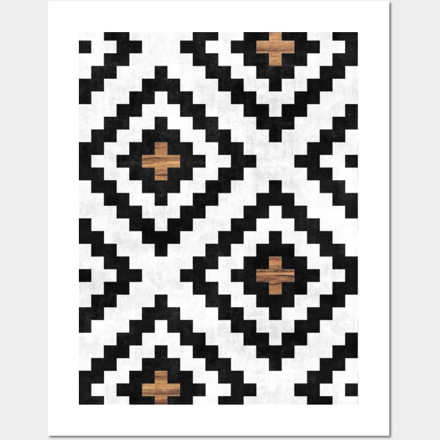 Urban Tribal Pattern No.16 - Aztec - Concrete and Wood Wall Art by ZoltanRatko